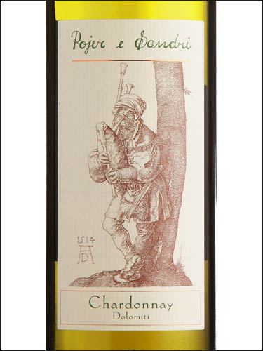 фото Pojer & Sandri Chardonnay Dolomiti IGT Пойер и Сандри Шардоне Доломити ИГТ Италия вино белое