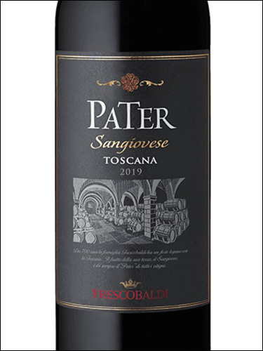 фото Frescobaldi Pater Sangiovese Toscana IGT Фрескобальди Патер Санджовезе Тоскана Италия вино красное