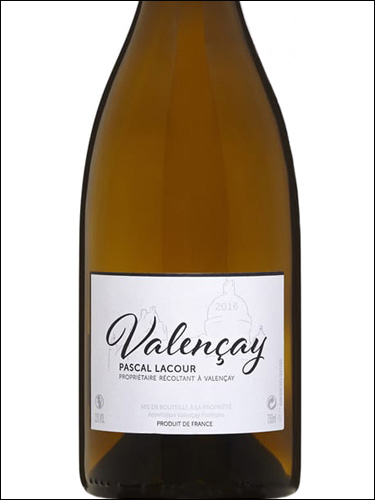 фото Pascal Lacour Valencay Blanc AOC Паскаль Лакур Валансе Блан Франция вино белое