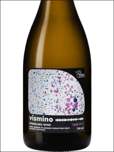 фото Vismino Sparkling Wines Semi Dry Висмино Игристое вино полусухое Грузия вино белое