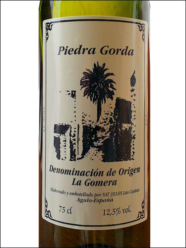 фото вино Piedra Gorda semi-seco La Gomera DO 