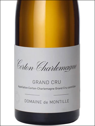 фото Domaine de Montille Corton-Charlemagne Grand Cru AOC Домен де Монтий Кортон-Шарлемань Гран Крю Франция вино белое