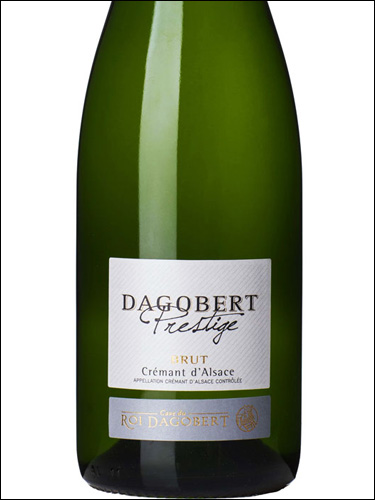 фото Dragobert Prestige Brut Cremant d'Alsace AOC Дагобер Престиж Брют Креман д'Эльзас Франция вино белое