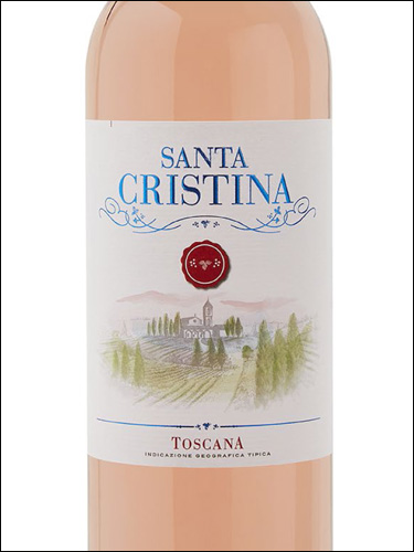 фото Santa Cristina Toscana Rosato IGT Санта Кристина Тоскана Розато Италия вино розовое