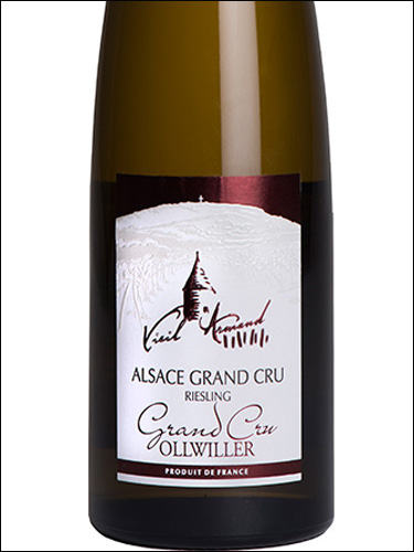 фото Vieil Armand Riesling  Ollwiller Alsace Grand Cru AOC Вьей Арман Рислинг Олльвиллер Эльзас Гран Крю Франция вино белое