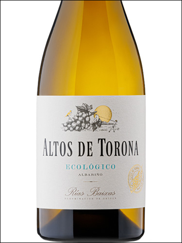 фото вино Altos de Torona Ecologico Albarino Rias Baixas DO 