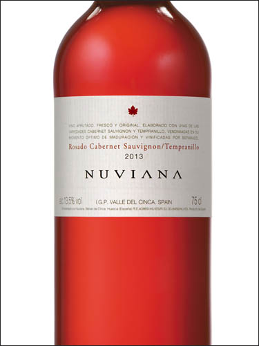 фото вино Nuviana Rosado Cabernet Sauvignon-Tempranillo Valle del Cinca IGP 
