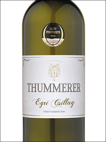 фото Thummerer Egri Csillag Туммерер Эгри Чиллаг Венгрия вино белое