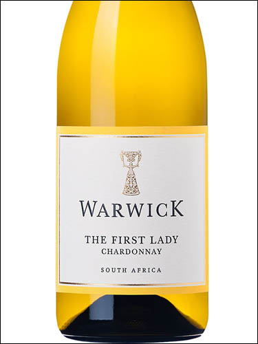 фото Warwick The First Lady Unoaked Chardonnay Ворвик Зе Фест Леди Аноукед Шардоне  ЮАР вино белое