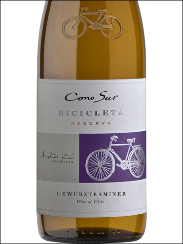 фото Cono Sur Bicicleta Gewurztraminer Коно Сур Бисиклета Гевюрцтраминер Долина Био Био Чили вино белое