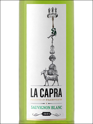фото La Capra Sauvignon Blanc Ла Капра Совиньон Блан ЮАР вино белое