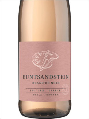 фото Buntsandstein Blanc de Noir Trocken Pfalz Бунтзандштайн Блан де Нуар Трокен Пфальц Германия вино белое
