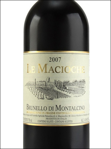 фото Le Macioche Brunello di Montalcino DOCG Ле Мачоке Брунелло ди Монтальчино Италия вино красное