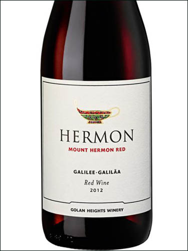фото Golan Heights Winery Hermon Mount Hermon Red Galilee Голан Хейтс Вайнери Хермон Маунт Хермон Ред Галилея Израиль вино красное
