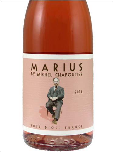 фото Marius by Michel Chapoutier Rose Pays d'Oc IGP Мариус Мишель Шапутье Розе Пэй д'Ок Франция вино розовое