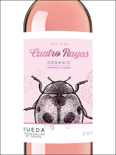 фото вино Cuatro Rayas Organic Tempranillo Rose Rueda DO 