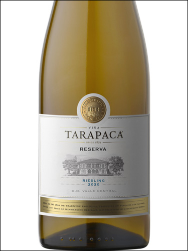 фото Vina Tarapaca Reserva Riesling Винья Тарапака Резерва Рислинг Чили вино белое
