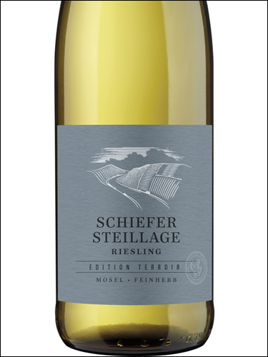 фото Schiefer Steillage Riesling Feinherb Mosel Шифер Штайлаге Рислинг Файнхерб Мозель Германия вино белое