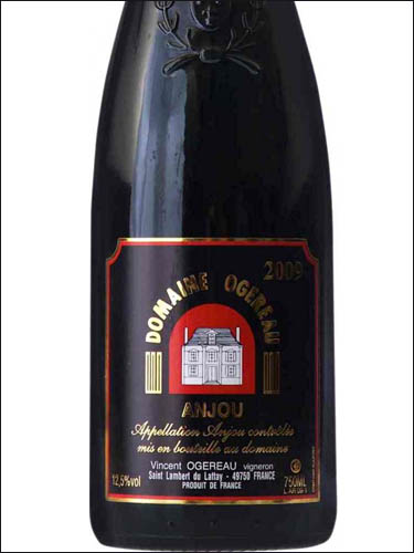 фото Domaine Ogereau Anjou Rouge AOC Домен Ожро Анжу Руж Франция вино красное