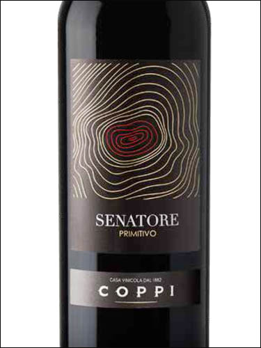 фото Coppi Senatore Primitivo Gioia del Colle DOC Коппи Сенаторе Примитиво Джоя дель Колле Италия вино красное