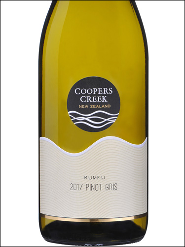 фото Coopers Creek Kumeu Pinot Gris Куперс Крик Кумеу Пино Гри Новая Зеландия вино белое