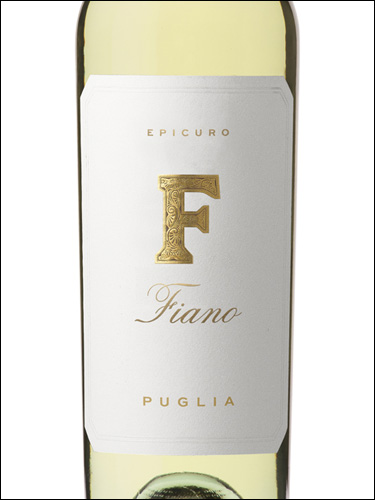 фото Epicuro Fiano Puglia IGP Эпикуро Фиано Апулия Италия вино белое