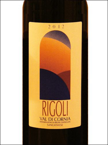 фото Rigoli Val di Cornia Sangiovese DOC Риголи Валь ди Корния Санджовезе Италия вино красное