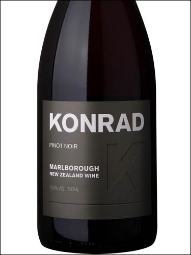 фото Konrad Pinot Noir Marlborough Конрад Пино Нуар Мальборо Новая Зеландия вино красное