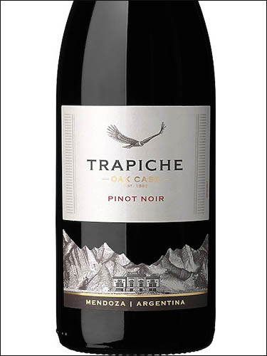 фото Trapiche Oak Cask Pinot Noir Mendoza Трапиче Оук Каск Пино Нуар Мендоса Аргентина вино красное