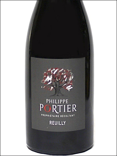 фото Philippe Portier Reuilly Rouge AOC Филипп Портье Рёйи Руж Франция вино красное