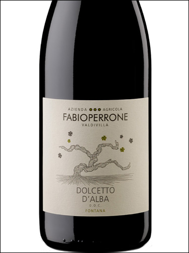 фото Azienda Agricola Fabio Perrone Dolcetto d'Alba DOC Адзьенда Агрикола Фабио Перроне Дольчетто д'Альба Италия вино красное