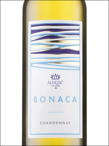 фото Aleksic Bonaca Chardonnay Алексич Бонака Шардоне Сербия вино белое