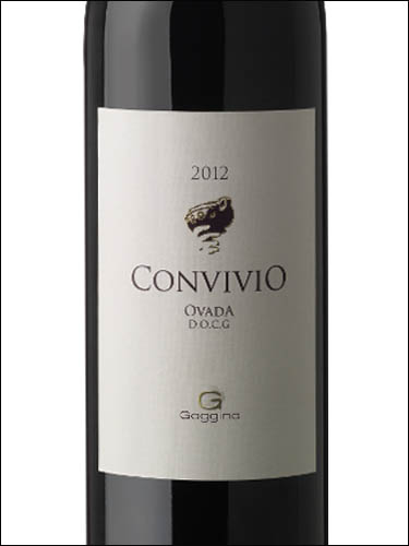 фото Gaggino Convivio Ovada DOCG Гаджино Конвивио Овада Италия вино красное