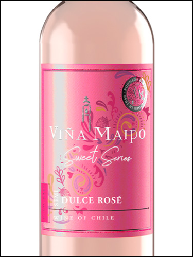 фото Vina Maipo Sweet Series Dulce Rose Винья Майпо Свит Сериес Дульсе Розе Чили вино розовое