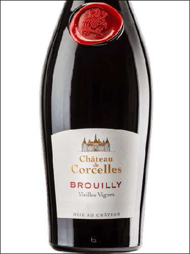 фото Chateau de Corcelles Brouilly Vieilles Vignes AOC Шато де Корсель Бруйи Вьей Винь Франция вино красное