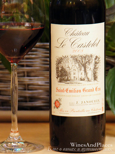 фото Chateau Le Castelot Saint-Emillion Grand Cru AOC Шато Ле Кастелло Сент-Эмильон Гран Крю Франция вино красное