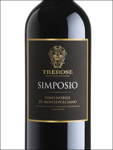 фото Trerose Simposio Vino Nobile di Montepulciano DOCG Трерозе Симпозио Вино Нобиле ди Монтепульчано Италия вино красное