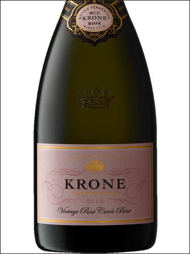 фото Krone Vintage Rose Cuvee Brut Кроне Винтедж Розе Кюве Брют ЮАР вино розовое