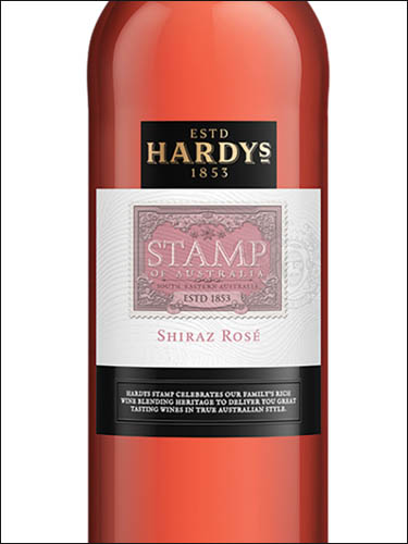 фото Hardys Stamp Shiraz Rose Хардис Стэмп Шираз Розе Австралия вино розовое