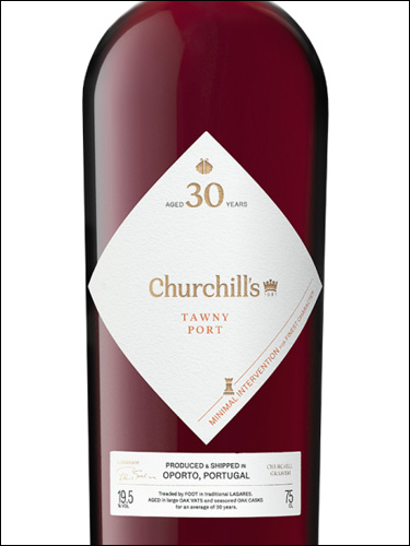 фото Churchill’s Tawny Port 30 Years Old Черчилль’с Тони Порт 30-летний Португалия вино красное