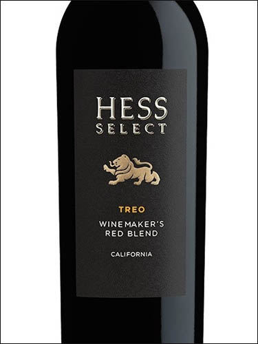 фото Hess Select Treo Winemaker's Red Blend California Хесс Селект Трео Калифорния США вино красное