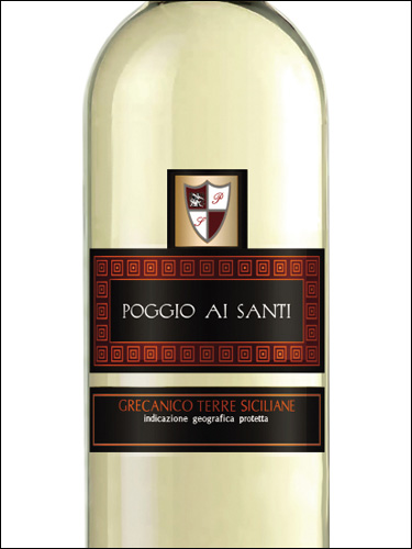 фото Poggio Ai Santi Grecanico Terre Siciliane IGP Поджио Ай Санти Греканико Терре Сичилиане Италия вино белое