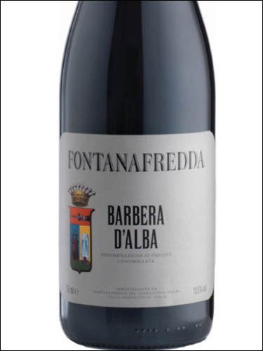 фото Fontanafredda Barbera d'Alba DOC Фонтанафредда Барбера д'Альба Италия вино красное