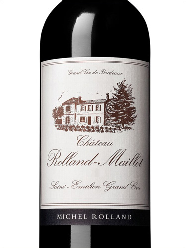 фото Chateau Rolland-Maillet Saint-Emilion Grand Cru AOC Шато Роллан-Майе Сент-Эмильон Гран Крю Франция вино красное