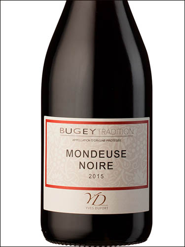 фото Yves Duport Mondeuse Noire Bugey Tradicion AOP Ив Дюпор Мондез Нуар Бюже Традисьон Франция вино красное