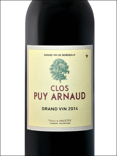 фото Clos Puy Arnaud Castillon Cotes de Bordeaux AOC Кло Пюи Арно Кастийон Кот де Бордо Франция вино красное