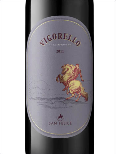фото San Felice Vigorello Toscana IGT Сан Феличе Вигорелло Тоскана  Италия вино красное