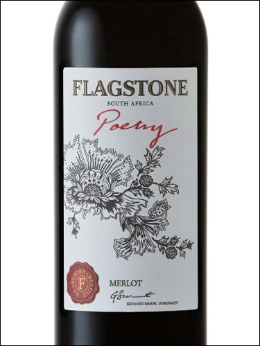 фото Flagstone Poetry Merlot Флэгстоун Поэтри Мерло ЮАР вино красное