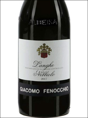 фото Giacomo Fenocchio Langhe Nebbiolo DOC Джакомо Феноккьо Ланге Неббиоло Италия вино красное