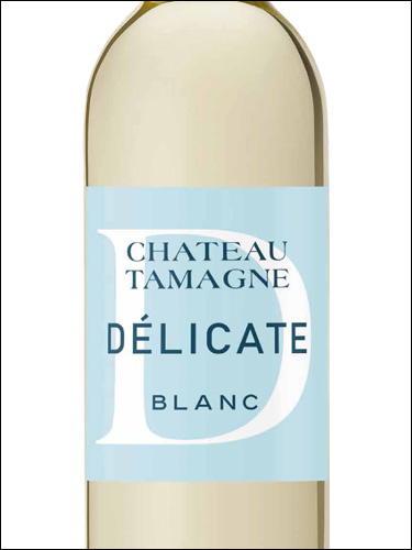 фото Chateau Tamagne Delicate Blanc Шато Тамань Деликат Белое Россия вино белое